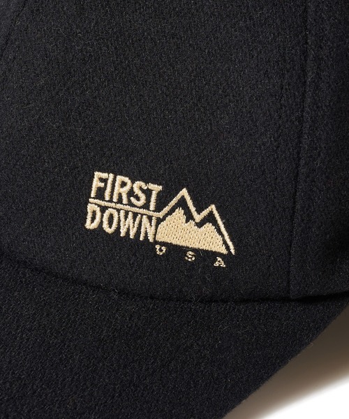 FIRST DOWN（ファーストダウン）の「メルトン フライトキャップ（キャップ・メンズ・カーキ/ブラック・F）」の8枚目の写真