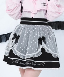 Magia Charm リボンエプロンフリルスカート / フレアスカート　ミニ セール】リボンエプロンフリルスカート / フレアスカート ミニ