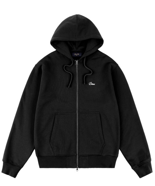 DIME(ダイム)の「Dime/ダイム/Cursive Zip Hoodie(パーカー・メンズ・ナチュラル/ブラック・M/L/XL)」の2枚目の写真