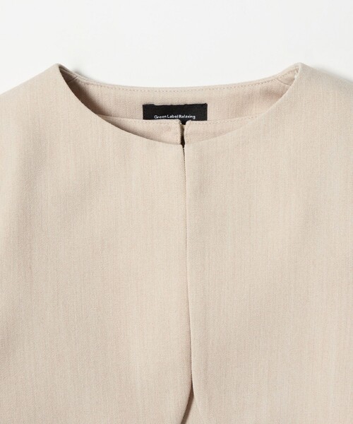 green label relaxing（グリーンレーベルリラクシング）の「ボレロ + ジャンパースカート セット / キッズ 110cm-130cm（スーツセット・キッズ・グレー/ベージュ・130cm/120cm/110cm）」の12枚目の写真