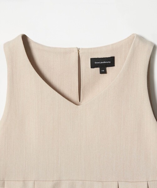 green label relaxing（グリーンレーベルリラクシング）の「ボレロ + ジャンパースカート セット / キッズ 110cm-130cm（スーツセット・キッズ・グレー/ベージュ・130cm/120cm/110cm）」の21枚目の写真