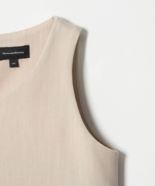 green label relaxing（グリーンレーベルリラクシング）の「ボレロ + ジャンパースカート セット / キッズ 110cm-130cm（スーツセット・キッズ・グレー/ベージュ・130cm/120cm/110cm）」の22枚目の写真