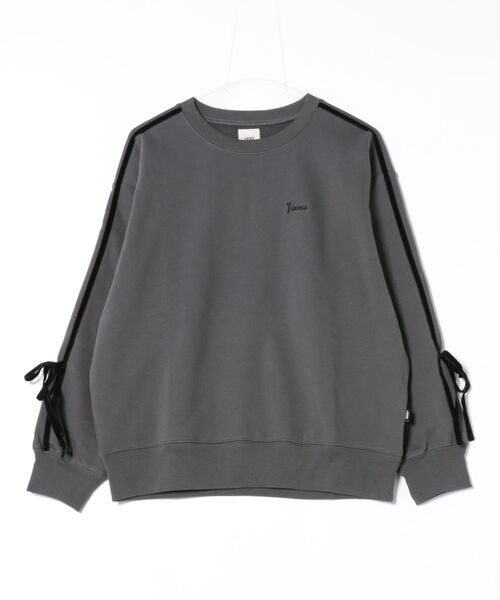 VANS(バンズ)の「VANS ヴァンズ W Ribbon line SWT スウェットクルー 125K3042600 SUMIKURO(スウェット・レディース・ブラック・MEDIUM/SMALL)」の1枚目の写真
