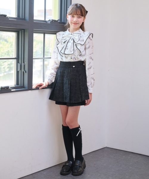 タックフレアショートパンツ♪（その他パンツ）｜mezzo piano Junior