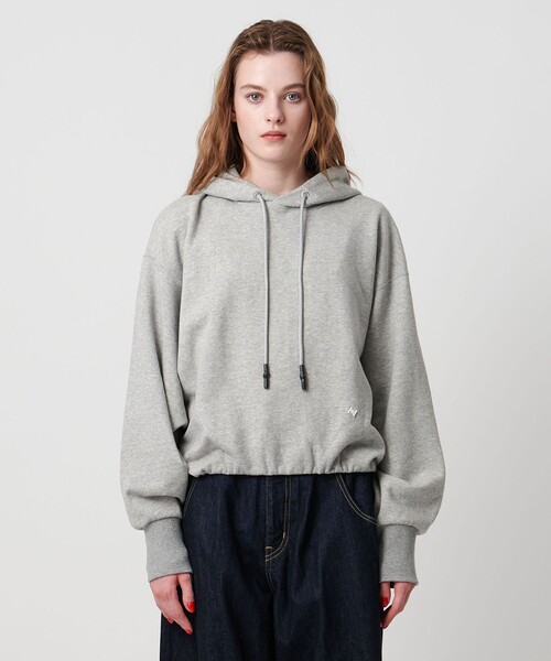 ASTRAET（アストラット）の「＜ASTRAET＞ ウラケ ソデジップ プルオーバーパーカー（パーカー・レディース・ブラック/ライトグレー・FREE）」の17枚目の写真