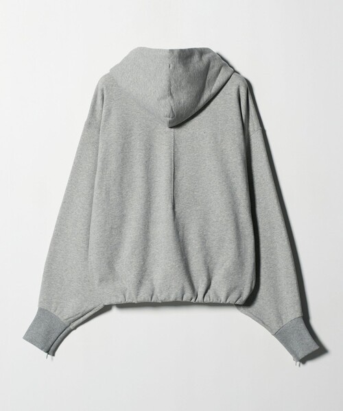 ASTRAET（アストラット）の「＜ASTRAET＞ ウラケ ソデジップ プルオーバーパーカー（パーカー・レディース・ブラック/ライトグレー・FREE）」の13枚目の写真