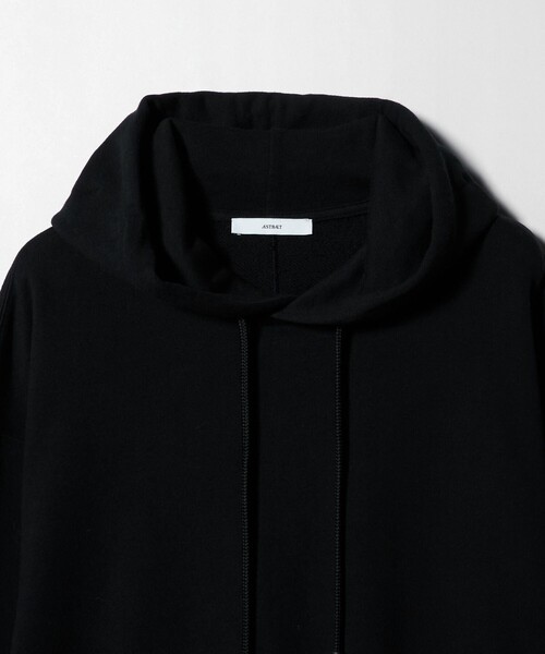 ASTRAET（アストラット）の「＜ASTRAET＞ ウラケ ソデジップ プルオーバーパーカー（パーカー・レディース・ブラック/ライトグレー・FREE）」の9枚目の写真