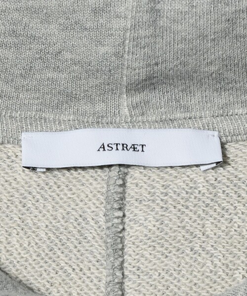 ASTRAET（アストラット）の「＜ASTRAET＞ ウラケ ソデジップ プルオーバーパーカー（パーカー・レディース・ブラック/ライトグレー・FREE）」の14枚目の写真