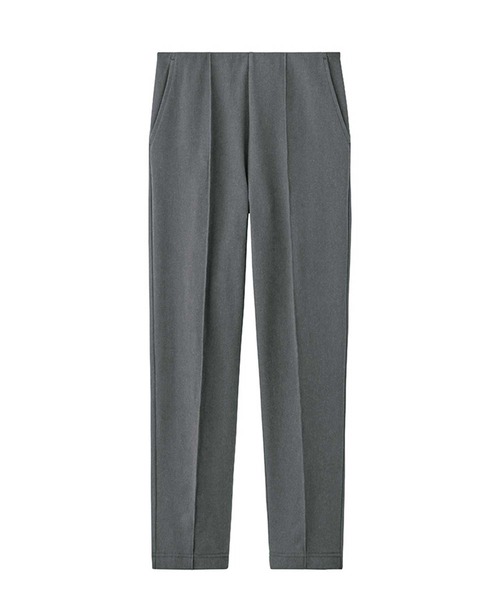 Tuche（トゥシェ）の「Tuche/トゥシェ　テーパードパンツ　ウールライク裏起毛 ストレッチ アンクル丈（その他パンツ・レディース・ネイビー/ブラック系その他/グレー系その他・MEDIUM/LARGE/X-LARGE）」の2枚目の写真