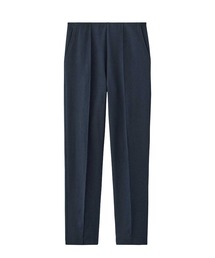Tuche/トゥシェ　テーパードパンツ　ウールライク裏起毛 ストレッチ アンクル丈
