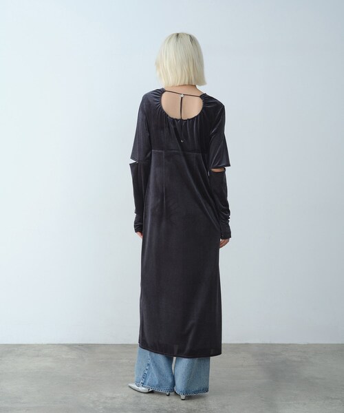 コードエー（CODE A）/velvet open back dress velvet open back dress（ワンピース）｜CODE A（コードエー）の
