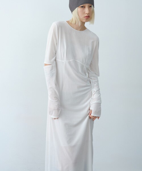 velvet open back dress（ワンピース）｜CODE A（コードエー）の