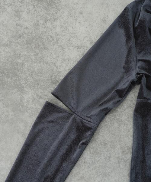 velvet open back dress（ワンピース）｜CODE A（コードエー）の