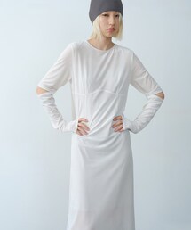 CODE A | velvet open back dress(ワンピース)