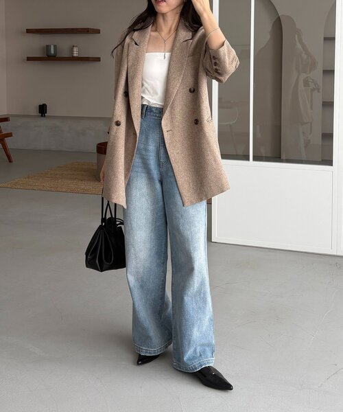 CAPRICIEUX LE'MAGE（カプリシューレマージュ）の「【CAPRICIEUX LE'MAGE×nanacoコラボ】ダンプリンバッグ（ショルダーバッグ・レディース・ブラック/ブラウン/ベージュ・FREE）」の7枚目の写真