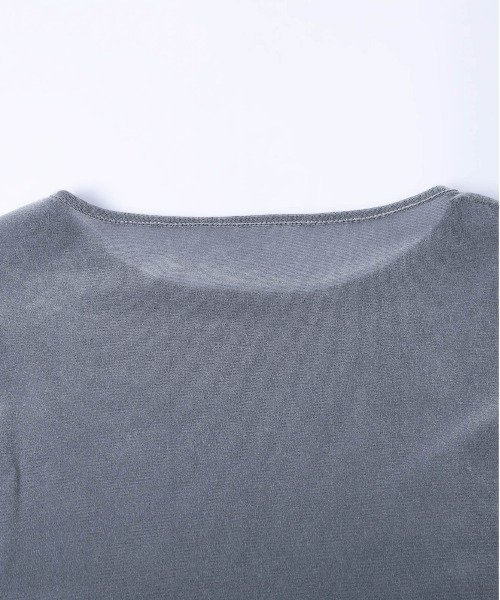 La-gemme(ラジェム)の「シアーベロアトップス(Tシャツ/カットソー・レディース・オフホワイト/グレー/ブラック/ブラウン・フリー)」の5枚目の写真
