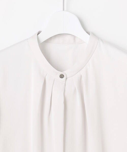 J.PRESS Ladies(J.プレス レディス)の「バックサテンジョーゼット カットソー(Tシャツ/カットソー・レディース・ライトグレー系/ホワイト系・SMALL)」の17枚目の写真