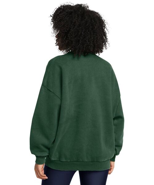 UNDER ARMOUR（アンダーアーマー）の「UAアイコン ヘビーウェイト フリース オーバーサイズド クルー（ライフスタイル/レディース）（スウェット・レディース・ライム・XL/L/M/S）」の7枚目の写真