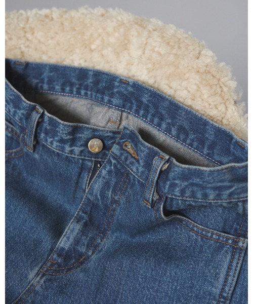 anuke（アンヌーク）の「Panel Loose Denim（デニムパンツ・レディース・ブルー・36inch/38inch）」の11枚目の写真