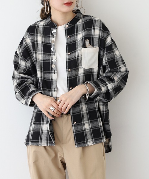 【KAPITAL KOUNTRY】ウールタータンチェックKAKASHIシャツ L KAPITAL KOUNTRY】ウールタータンチェックKAKASHIシャツ L