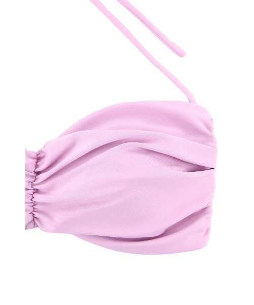 ALEXIA STAM（アリシアスタン）の「Marisol /ギャザーフィットバンドゥTOP（水着・レディース・グリーン系その他/ブルー系その他/ピンク系その他・S/M/L）」の4枚目の写真