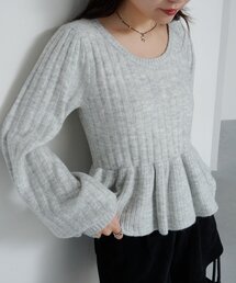 Kastane | *【SETUP対応】バルーンリブニット(ニット/セーター)