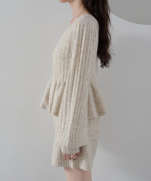 Kastane(カスタネ)の「*【SETUP対応】バルーンリブニット(ニット/セーター・レディース・アイボリー/グレー/チャコールグレー・FREE)」の22枚目の写真