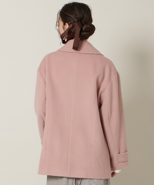 WILLSELECTION(ウィルセレクション)の「ゴールドボタンミドル丈Pコート(その他アウター・レディース・モカ/ピンク/ベージュ・FREE)」の20枚目の写真