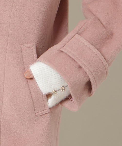 WILLSELECTION(ウィルセレクション)の「ゴールドボタンミドル丈Pコート(その他アウター・レディース・モカ/ピンク/ベージュ・FREE)」の22枚目の写真