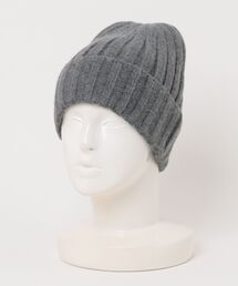 BARELY BLUE（ベアリーブルー）の「【 BARELY BLUE / ベアリーブルー 】 ワイドリブ ニットキャップ（ニットキャップ/ビーニー）」