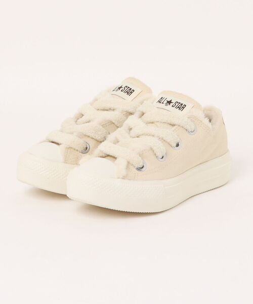 CONVERSE(コンバース)の「《CONVERSE》ALLSTAR LIGHT PLTS BIGEYELETS MANYBOA OX(スニーカー・レディース・ブラック/クリーム・22.5cm/23.0cm/23.5cm/24.0cm/24.5cm)」の1枚目の写真