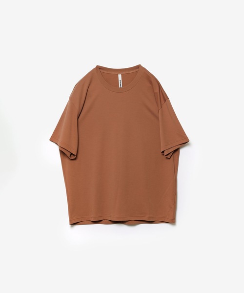 ATTACHMENT（アタッチメント）の「コットン ダブルフェイス オーバーサイズド S/S TEE / COTTON DOUBLE FACE OVERSIZED S/S TEE（Tシャツ/カットソー・メンズ・ダークグレー/ダークベージュ/ホワイト/ブラウン/ブラック・1/2/3）」の4枚目の写真