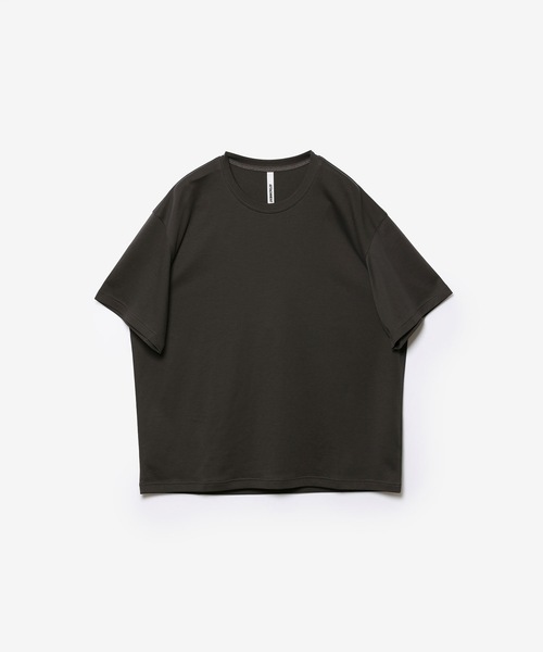 ATTACHMENT（アタッチメント）の「コットン ダブルフェイス オーバーサイズド S/S TEE / COTTON DOUBLE FACE OVERSIZED S/S TEE（Tシャツ/カットソー・メンズ・ダークグレー/ダークベージュ/ホワイト/ブラウン/ブラック・1/2/3）」の3枚目の写真