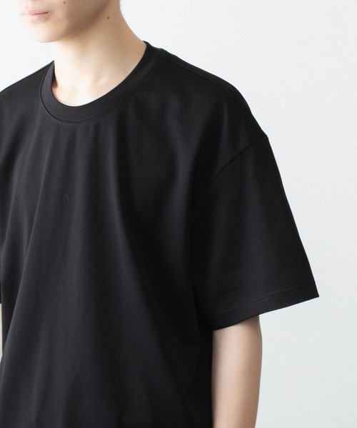ATTACHMENT（アタッチメント）の「コットン ダブルフェイス オーバーサイズド S/S TEE / COTTON DOUBLE FACE OVERSIZED S/S TEE（Tシャツ/カットソー・メンズ・ダークグレー/ダークベージュ/ホワイト/ブラウン/ブラック・1/2/3）」の8枚目の写真