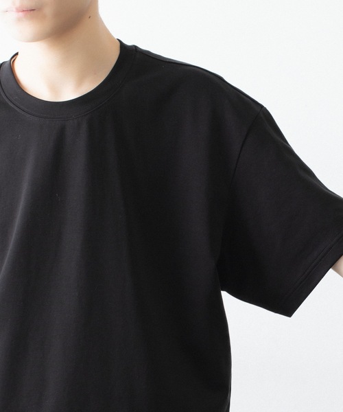 ATTACHMENT（アタッチメント）の「コットン ダブルフェイス オーバーサイズド S/S TEE / COTTON DOUBLE FACE OVERSIZED S/S TEE（Tシャツ/カットソー・メンズ・ダークグレー/ダークベージュ/ホワイト/ブラウン/ブラック・1/2/3）」の11枚目の写真