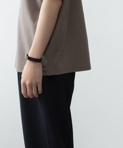 ATTACHMENT（アタッチメント）の「コットン ダブルフェイス オーバーサイズド S/S TEE / COTTON DOUBLE FACE OVERSIZED S/S TEE（Tシャツ/カットソー・メンズ・ダークグレー/ダークベージュ/ホワイト/ブラウン/ブラック・1/2/3）」の19枚目の写真