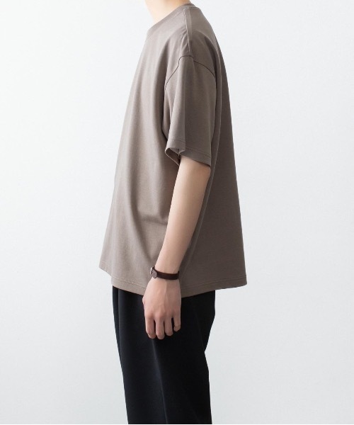 ATTACHMENT(アタッチメント)の「コットン ダブルフェイス オーバーサイズド S/S TEE / COTTON DOUBLE FACE OVERSIZED S/S TEE(Tシャツ/カットソー・メンズ・ダークグレー/ダークベージュ/ホワイト/ブラウン/ブラック・1/2/3)」の18枚目の写真