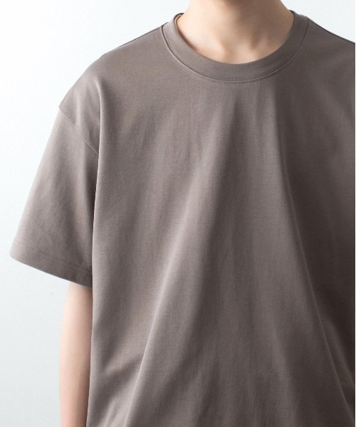ATTACHMENT(アタッチメント)の「コットン ダブルフェイス オーバーサイズド S/S TEE / COTTON DOUBLE FACE OVERSIZED S/S TEE(Tシャツ/カットソー・メンズ・ダークグレー/ダークベージュ/ホワイト/ブラウン/ブラック・1/2/3)」の20枚目の写真