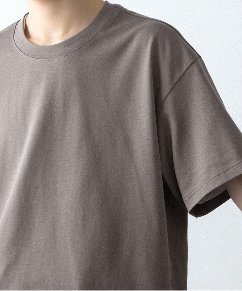 ATTACHMENT(アタッチメント)の「コットン ダブルフェイス オーバーサイズド S/S TEE / COTTON DOUBLE FACE OVERSIZED S/S TEE(Tシャツ/カットソー・メンズ・ダークグレー/ダークベージュ/ホワイト/ブラウン/ブラック・1/2/3)」の21枚目の写真