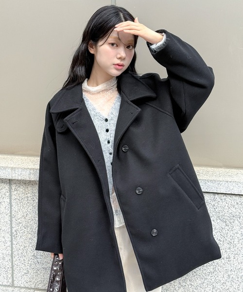 UNE MANSION 2way コート 韓国 セール】【ハイネック＆襟ありを楽しめる2way仕様】インナー