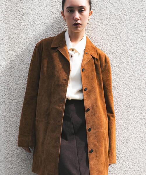 URBAN RESEARCH（アーバンリサーチ）の「new basic　WOOL TWILL SHAPE SHIRTS（シャツ/ブラウス・レディース・ベージュ/オフホワイト・FREE）」の3枚目の写真