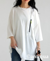 antiqua（アンティカ）の「半袖Tシャツ（Tシャツ/カットソー）」