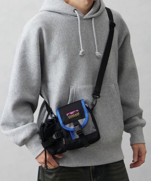 Overland(オーバーランド)の「【OverLand EQUIPMENT/オーバーランドイクイップメント】BOTTLE SHOULDER BAG / ボトル ショルダー バッグ(ショルダーバッグ・メンズ・グレー/パープル/ブラック・FREE)」の2枚目の写真