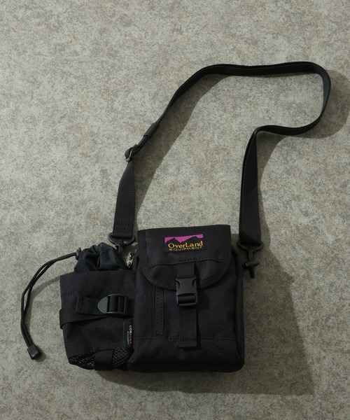Overland(オーバーランド)の「【OverLand EQUIPMENT/オーバーランドイクイップメント】BOTTLE SHOULDER BAG / ボトル ショルダー バッグ(ショルダーバッグ・メンズ・グレー/パープル/ブラック・FREE)」の4枚目の写真