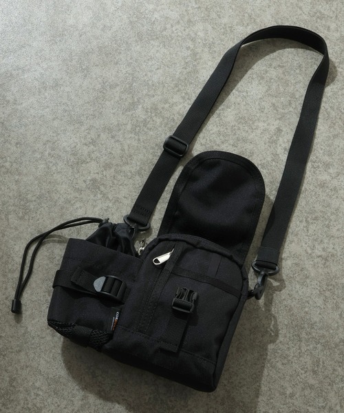 Overland(オーバーランド)の「【OverLand EQUIPMENT/オーバーランドイクイップメント】BOTTLE SHOULDER BAG / ボトル ショルダー バッグ(ショルダーバッグ・メンズ・グレー/パープル/ブラック・FREE)」の8枚目の写真