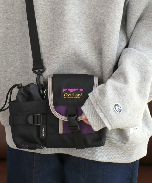 Overland(オーバーランド)の「【OverLand EQUIPMENT/オーバーランドイクイップメント】BOTTLE SHOULDER BAG / ボトル ショルダー バッグ(ショルダーバッグ・メンズ・グレー/パープル/ブラック・FREE)」の20枚目の写真
