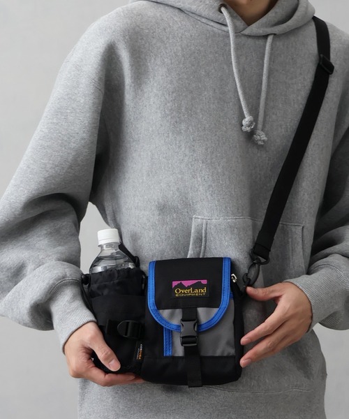 Overland(オーバーランド)の「【OverLand EQUIPMENT/オーバーランドイクイップメント】BOTTLE SHOULDER BAG / ボトル ショルダー バッグ(ショルダーバッグ・メンズ・グレー/パープル/ブラック・FREE)」の22枚目の写真