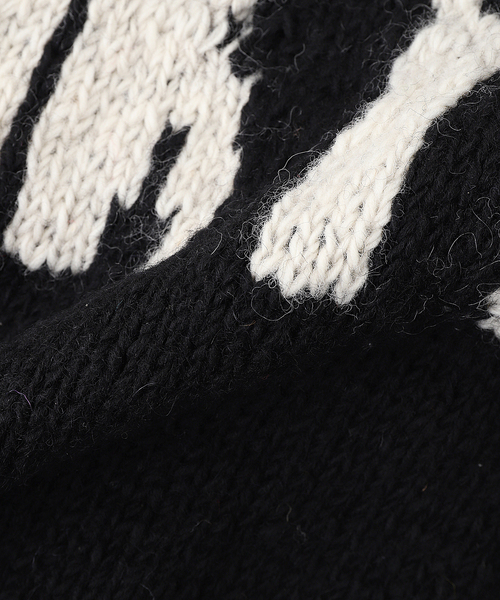 MacMahon Knitting Mills（マクマホン ニッティング ミルズ）の「MacMahon Knitting Mills / マクマホンニッティングミルズ Crew Neck Knit-TOKYO（ニット/セーター・メンズ・ブラック・FREE）」の7枚目の写真