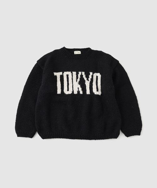 MacMahon Knitting Mills（マクマホン ニッティング ミルズ）の「MacMahon Knitting Mills / マクマホンニッティングミルズ Crew Neck Knit-TOKYO（ニット/セーター・メンズ・ブラック・FREE）」の10枚目の写真