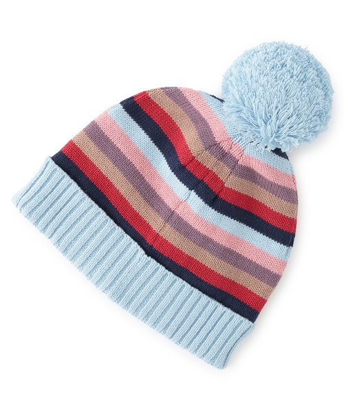 sense of wonder（センスオブワンダー）の「マルチボーダーニット帽（ニットキャップ/ビーニー・キッズ・ブルーグリーン/レッド/ホワイト系・S(48-52cm)/52-56cm）」の16枚目の写真